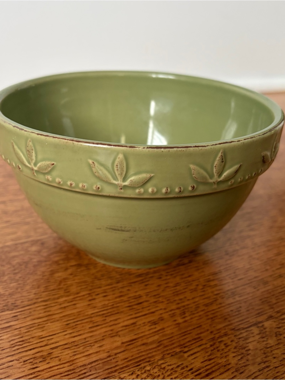 Signature Housewares Sorrento Oregano Green 6" All-Purpose Bowl Discontinued